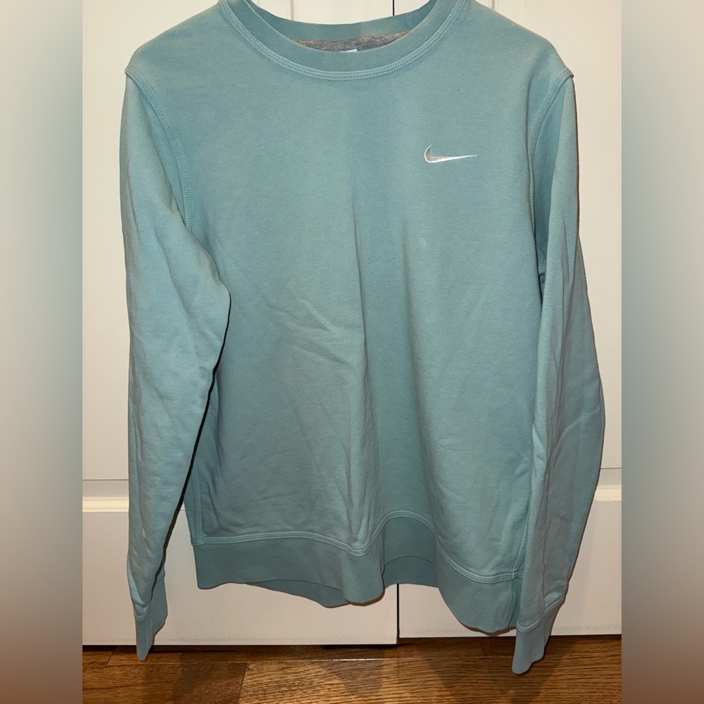 Nike Men's Teal Crewneck Sweater